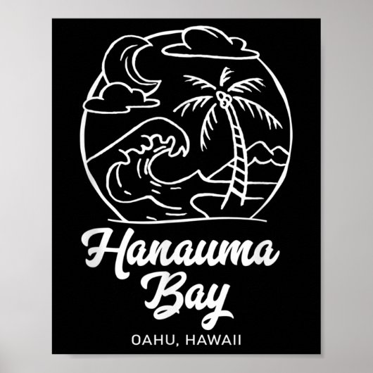 ハナウマベイビーチパーク,オアフ,ハワイサマーバカティ ポスター (正面)