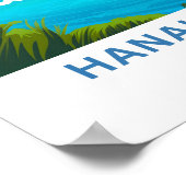 ハナウマベイホノルルトラベルプリント ポスター (角)