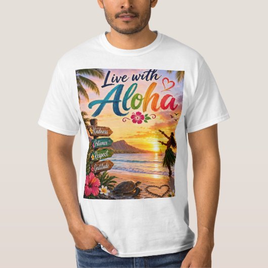 ハナウマ湾ハワイTシャツ Tシャツ (正面)