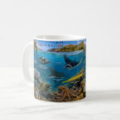 ハナウマ湾 ハワイ コーヒーマグカップ (正面左)