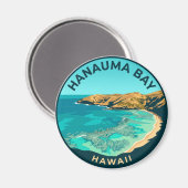 ハナウマ湾 ハワイ マグネット (正面/裏面)