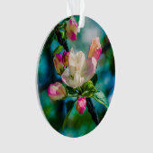 ハナカイドウの花と蕾 オーナメント (正面)