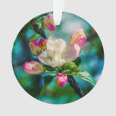 ハナカイドウの花と蕾 オーナメント (正面)