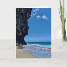 ハナカピアイ ビーチデーグリーティングカード カード