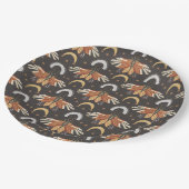 ハナガチョウ模様 ペーパープレート (アングル)