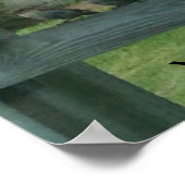 ハナガドリのレールに貼るポスター ポスター (角)