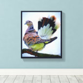 ハナシキツメバエ キャンバスプリント (インサイチュ (ウッドフロア))