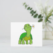 ハナダイサンのいるカメ ポストカード (スタンド正面)