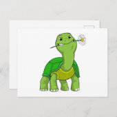 ハナダイサンのいるカメ ポストカード (正面/裏面)