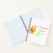 ハナノユリの花嫁パーティー 追加 名前 日付 場所 ノートブック (内部)