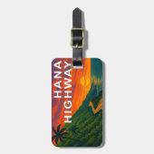 ハナハイウェイマウイハワイサンセット ラゲッジタグ (正面縦)