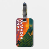 ハナハイウェイマウイハワイサンセット ラゲッジタグ (裏面縦)