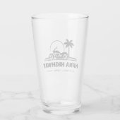 ハナハイウェイマウイハワイバイク タンブラーグラス (裏面)