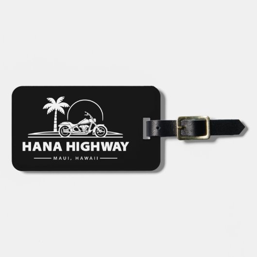 ハナハイウェイマウイハワイバイク ラゲッジタグ (正面横)