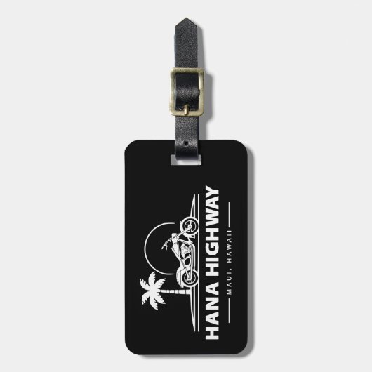 ハナハイウェイマウイハワイバイク ラゲッジタグ (正面縦)