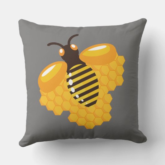 ハナバエ遠くにイ クッション (裏面)