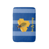 ハナバエ遠くにイ バスマット (正面縦)