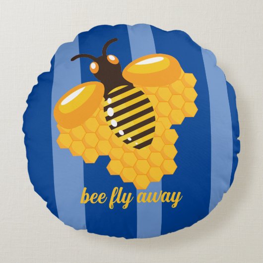 ハナバエ遠くにイ ラウンドクッション (正面)