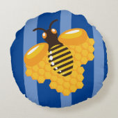 ハナバエ遠くにイ ラウンドクッション (裏面)