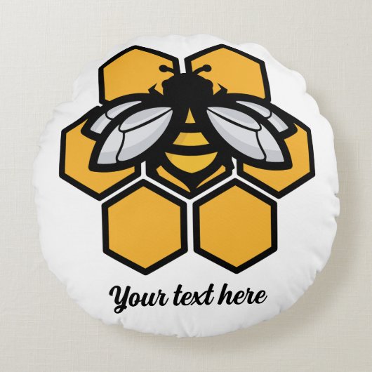 ハナバエ遠くにイ ラウンドクッション (正面)