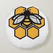 ハナバエ遠くにイ ラウンドクッション (裏面)