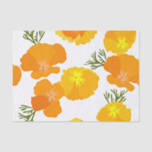 ハナビシソウのチィッシュペーパー