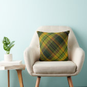 ハナビシソウの格子縞パターン クッション (椅子)