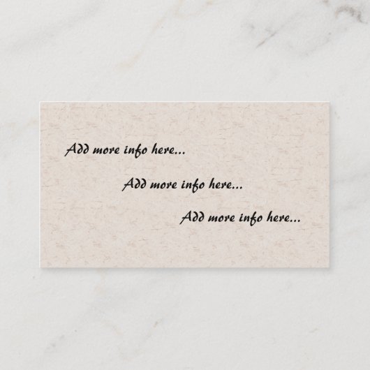 ハナビシソウの野生の花によっては名刺が開花します 名刺 (裏面)