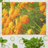 ハナビシソウ キッチンタオル (折り畳み)