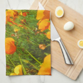 ハナビシソウ キッチンタオル (四つ折り)