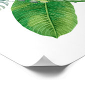 ハナホウ！白ハワイアン ポスター (角)