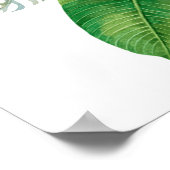 ハナホウ！白ハワイアン ポスター (角)