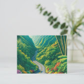 ハナマウイハワイへの道 ポストカード (スタンド正面)