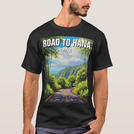 ハナマウイハワイ旅行への道 Tシャツ (正面)