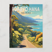 ハナマウイハワイ旅行アートヴィンテージへの道 ポストカード (正面)