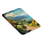 ハナマウイハワイ旅行アートヴィンテージへの道 マグネット (右側)