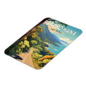 ハナマウイハワイ旅行アートヴィンテージへの道 マグネット (左側)