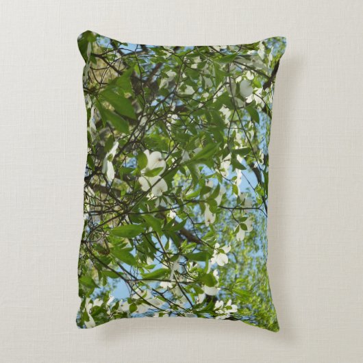 ハナミズキの枝春 アクセントクッション (裏面(縦))