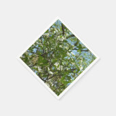 ハナミズキの枝春 スタンダードカクテルナプキン (角)