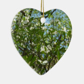 ハナミズキの枝春 セラミックオーナメント (右)