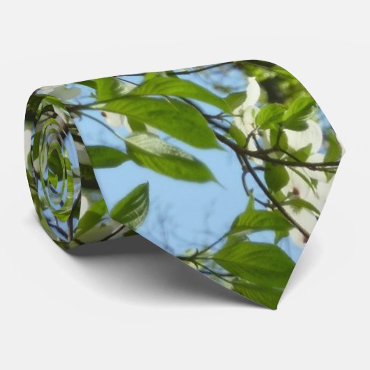 ハナミズキの枝春 ネクタイ (ロール)