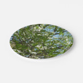 ハナミズキの枝春 ペーパープレート (アングル)