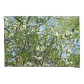 ハナミズキの枝春 枕カバー (正面)