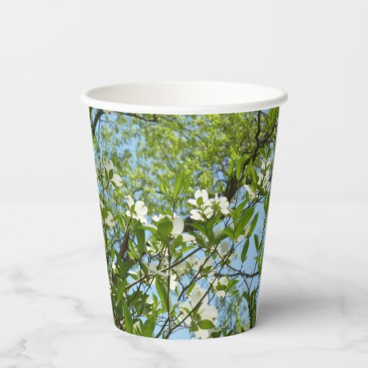 ハナミズキの枝春 紙コップ (裏面)