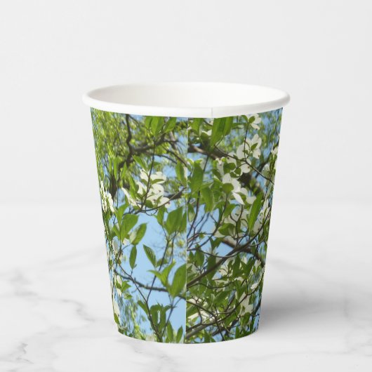 ハナミズキの枝春 紙コップ (右)
