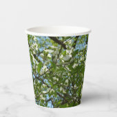 ハナミズキの枝春 紙コップ (正面)
