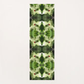 ハナミズキの白い花のラディバグ自然抽象芸術 ヨガマット (正面)