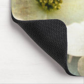 ハナミズキの白い花 マウスパッド (コーナー)