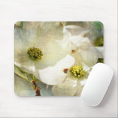 ハナミズキの白い花 マウスパッド (マウス)