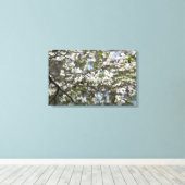 ハナミズキの白花 キャンバスプリント (インサイチュ (ウッドフロア))